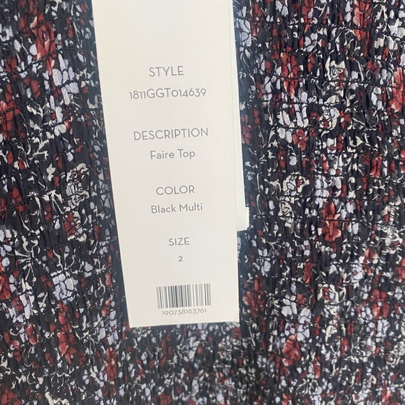 RUSHED floral blouse by Veronica beard - Picture 3 of 3